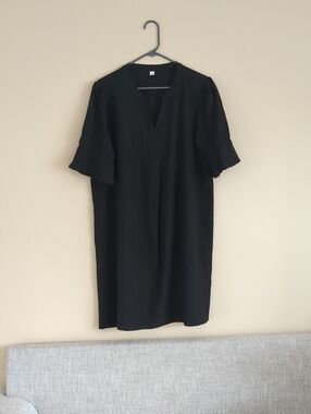 XL Solid Black Unbranded Dress